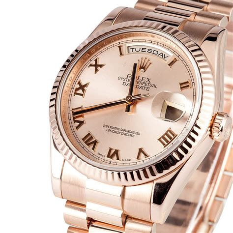 rose gold presidential Rolex